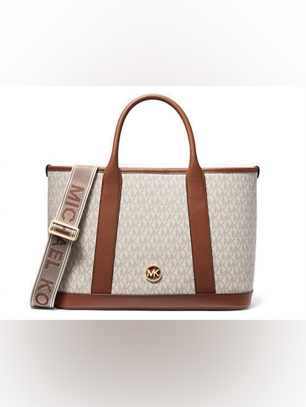 MICHAEL KORS NWT
LUISA MEDIUM SIGNATURE LOGO SATCHEL
Style #30R4G99S2V